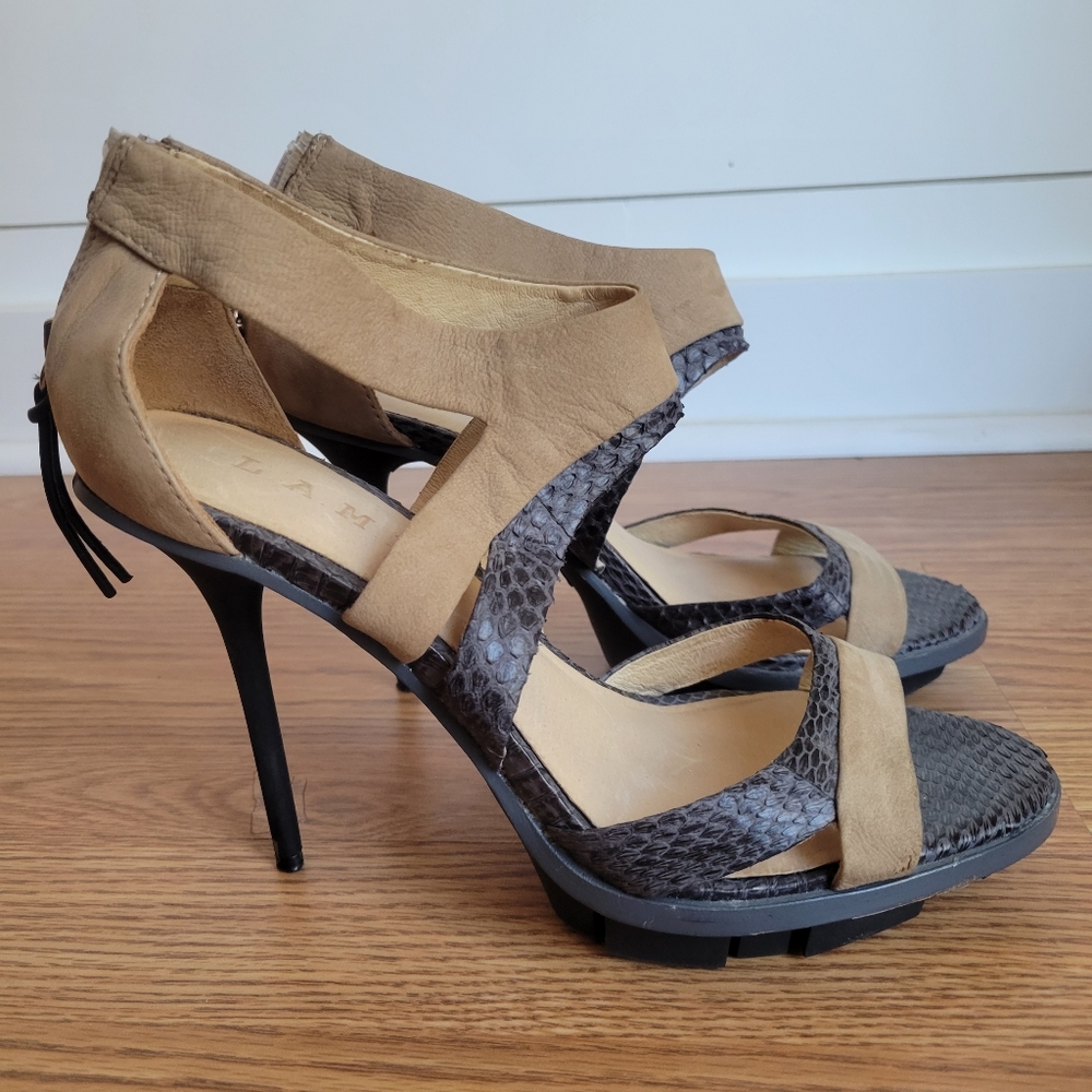 L.A.M.B Lug Sole Stilettos